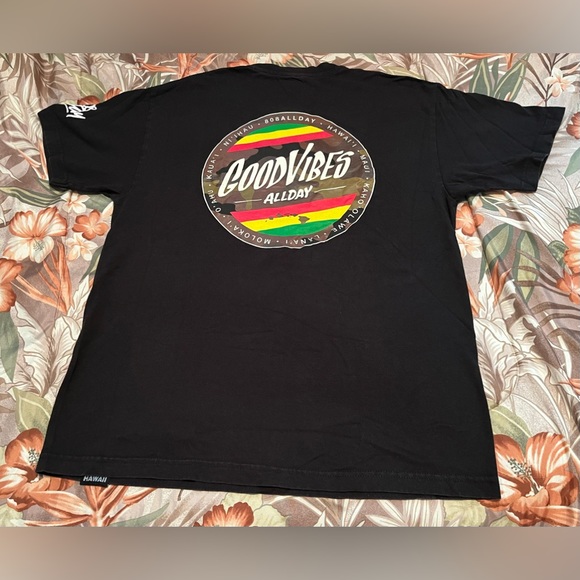 808 All Day Logo Good Vibes T-Shirt Adult Size Large - Picture 9 of 9